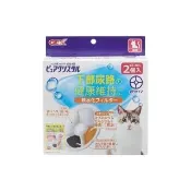 【GEX】貓用軟化水質濾棉-圓形 2片/盒*6入組(飲水機濾棉)
