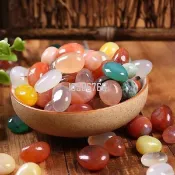 【天然雨花石】小顆粒彩色石子 花盆魚缸七彩小石頭 五彩石 魚缸造景石頭 裝飾彩色石頭 天然鵝卵石 多彩石頭 魚缸裝飾 造