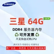 三星現代海力士64G DDR4 ECCREG PC4-2400 2666 2933服務器內存條