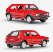 阿莎力 Welly 威利 VW 福斯 GOLF GTI 老狗 正版授權 1：36  合金車 模型車 迴力車D04