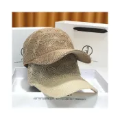 (店+)Imanchen卡其色棒球帽女夏季防曬棉麻透氣中老年遮陽帽春秋百搭休閒鴨舌帽