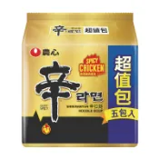 珊蒂豬購物網 農心辛拉麵超值包(袋裝5入)-香辣雞肉拉麵(金袋)