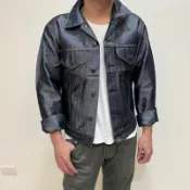 全新EDWIN愛德恩 第五大街 男生牛仔外套男生M 【5th street】騎士外套 騎士牛仔外套 哈雷外套