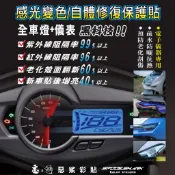 【惡鯊】CygnusX 4 勁戰四代 儀表-大燈-尾燈-前方向燈-定位燈  感光變色犀牛皮 自體修復保護貼膜  藍盾