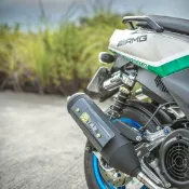 誠一機研 Tmr Evolution TMR TMR 4.0黑鐵排氣管 〈卡夢護蓋〉 雷霆 jet power 125