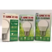 樂克斯 LED 壯格 1.1W 3W 5W 燈泡 CNS認證 省電節能 白光 黃光 球泡 小夜燈 附發票
