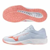 【MIZUNO 美津濃】排球鞋 女鞋 運動鞋 緩震 2.5E楦 SELECT 淺藍 V1GC267084