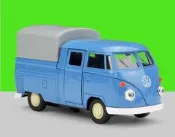 阿莎力 Welly 威利 福斯 VW T1 Double 皮卡 正版授權 1：36  合金車 模型車 迴力車D03