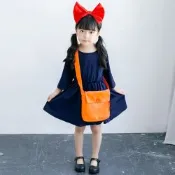 魔女宅急便 附頭飾+包包 小魔女 cosplay 琪琪 造型服 萬聖節服裝 角色扮演 表演【BB0325】