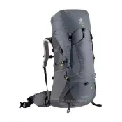 【deuter】Aircontact Lite 45+10SL 專業輕量減震拔熱透氣背包/ 3340421 深灰/黑