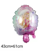 （台灣現貨) G#11 24h出貨 芭比 娃娃 Barbie 公主鏡子款 生日氣球