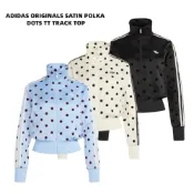 ADIDAS ORIGINALS SATIN POLKA DOTS TT TRACK TOP 緞面波點 短版 運動外套