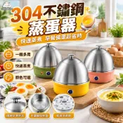 台灣出貨 多功能蒸蛋器 家用迷你煮蛋器 早餐蒸煮鍋熱奶蒸蛋器 不鏽鋼多功能蒸蛋器 防乾燒寶寶副食品蒸鍋 奶瓶消毒 熱牛奶