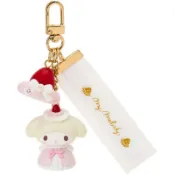 三麗鷗Sanrio 粉草莓蛋糕 造型鑰匙圈-美樂蒂 墊腳石購物網
