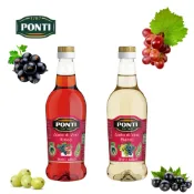 【銘勝企業】【蝦皮代開發票】PONTI 義大利 白酒醋 白葡萄酒醋/義大利 紅酒醋 紅葡萄酒醋/500ml