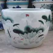 蒙麗百貨 免運 【陶瓷花瓶】可開發票 庭院大缸 景德鎮青花瓷水缸 金魚缸 荷花碗蓮睡蓮盆 烏龜缸 酒店甲魚缸可大量採購 工廠直銷 店長新品推薦 年底鉅惠 6m9811