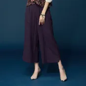 古典美 刺繡圓弧褲裙【38137】茶禪服/中國風/國服/漢服/手染服/棉麻/亞麻/天然纖維