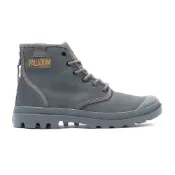 Palladium 帕拉丁 PALLADIUM 休閒鞋 PAMPA HI COATED 灰藍 橡膠大底 高筒軍靴 男女 74375-068