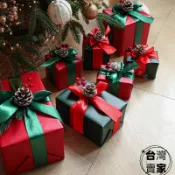 🎉快速出貨+免運🎉聖誕節禮盒空盒裝飾場景佈置堆頭商場櫥窗新年擺件春節禮品盒道具