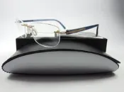 【信義計劃眼鏡】全新真品 PORSCHE DESIGN 保時捷 P8245 義大利製 鈦金屬 無框 彈簧鏡架