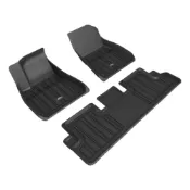 (店+)【3D】【4TSLA】Tesla Model 3 卡固3D腳踏墊 車用腳墊 防水防污 立體包覆 汽車地墊 M3G002
