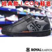 ROYAL 02631-999 黑×灰 ADELAIDE 無鞋帶休閒鞋(經典款鞋底) 211R 免運費加贈襪子