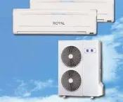 【 老王購物網 】ROYAL皇家 分離式冷氣 一對二《5~7+13~15坪》1噸+2.5噸 ✪採用國際牌冷氣 壓縮機