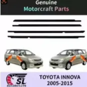 柳岸小舖 【專車專用】INNOVA車窗條 豐田車窗壓條 玻璃外壓條 擋水條 防水膠條 車窗密封條 車窗飾條 原廠規格 直上免鑽孔 適用2005-2015年