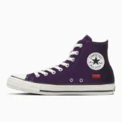 (店+)【CONVERSE】預購 日本限定 Converse ALL STAR SJ HI 高筒 橫須賀外套風天鵝絨休閒鞋 紫色