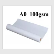 (店+)【kuanyo】★A0 100磅 繪圖紙 45M 捲筒紙 海報紙 91.4公分 914mm 36英吋 CAD 白紙 36“ 100GSM