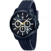【MASERATI 瑪莎拉蒂】Competizione系列 紳男三眼手錶 週年慶送禮推薦43mm(R8871621044)