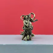 🌟臺灣熱賣🌟武當山真武大帝黃銅站像家用供奉佑聖真君銅像玄天上帝神像桌擺件 關聖帝君 中壇元帥 武財神 招財 招財擺飾