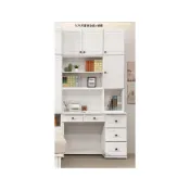 (店+)全台傢俱 AE-24 青少年(烤白/淺粉色) 3.75尺五抽書桌(全組/下座) 可加購收納櫃 木心板 台灣出貨