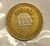 TOKENIDX  SECURITY  XMARK A075 TOKEN 黃銅代幣