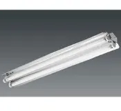 T5吸吊兩用節能燈具 工事型燈具T5 14W*2 附燈管。t5雙管工事型燈具 t5吸頂燈具 可加亮反射罩