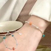 (店+)【LEESA】不規則手鍊\銀手鍊\串珠手鍊\碎銀手鍊\純銀手鍊\氣質手鏈\韓國手鍊\手串\日系手鍊\銀珠手鍊