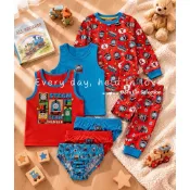 現貨✨英國🇬🇧 Thomas and Friends 3-4Y 4-5Y 湯瑪士小火車居家服/背心/內褲 套裝7件組