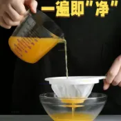 批發直銷豆漿過濾網超細超密傢用豆漿渣漏網篩豆渣過濾器隔渣神器廚房漏勺