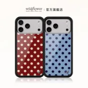 Wildflowe官方旗艦店 紅色&蓝色 Polka Dot 波卡點手機殼 適用iPhone 17/16/Pro