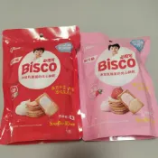 全新現貨 大包 glico 格力高 bisco 必思可 乳酸菌夾心餅乾 牛奶/草莓口味 日本零食（一億個活性乳酸菌