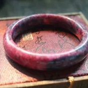 天然石紅藍舒俱來手鐲禮盒裝手環