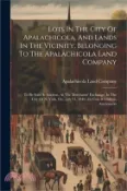 【三民網路書店】Lots In The City Of Apalachicola, And Lands In The Vicinity, Belonging To The Apalachicola Land Company: To Be Sold At Auction, At The Merchants' Exch 作者：Apalachicola Land Company