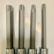 ~台灣製~3分 (3/8) 三分加長六角凸星型套筒組 T55..T50..T45..T40  長度有10cm