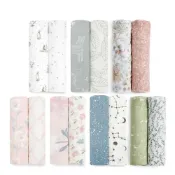 (店+)【aden+anais】竹纖維多功能包巾2入組(哺乳巾/萬用巾/嬰兒包巾/寶寶包巾；寶寶共和國)