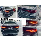 小亞車燈＊新 ALTIS 12代 2019-2024年 紅殼 LS款 蓮花 LED動態跑馬光柱尾燈 含貫穿燈
