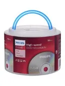 熱賣飛利浦(PHILIPS)乖乖桶DVD-R光盤/刻錄盤16速4.7G手拎桶 桶裝50片