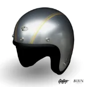 【Gallop】 GALLOP BIJIN SERIES HELMET 美人系 3/4半罩安全帽 電鍍銀 S-XXL
