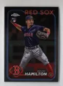 2024 Topps Chrome #49 David Hamilton Boston Red Sox RC 