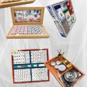 紙紮用品 象棋+麻將牌尺+茶具+茶葉 封條 紙紮象棋(頭七 百日 對年 往生者 長輩紙紮 紙紮飲料)