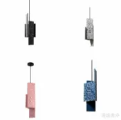 生活軌道 【設計師款水磨石】吊燈 裝飾燈具 創意燈具 吧檯燈 餐廳燈 前臺燈 樣板房燈具 酒店燈具 北歐風 簡約現代 防塵易清潔